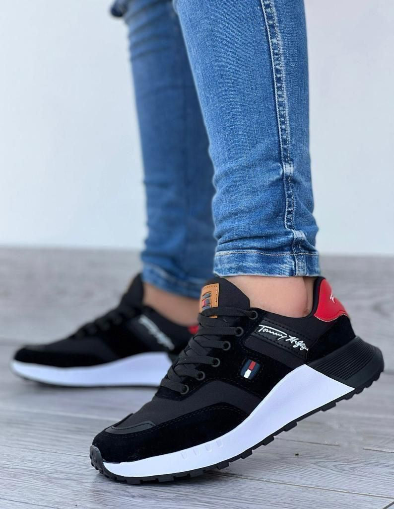 Tenis Tommy Hilfiger Originales + Cartera Metálica de Regalo
