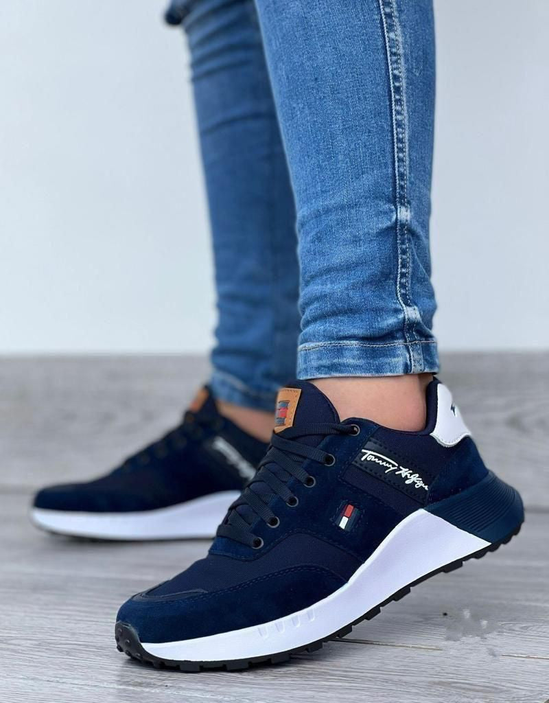 Tenis Tommy Hilfiger Originales + Cartera Metálica de Regalo