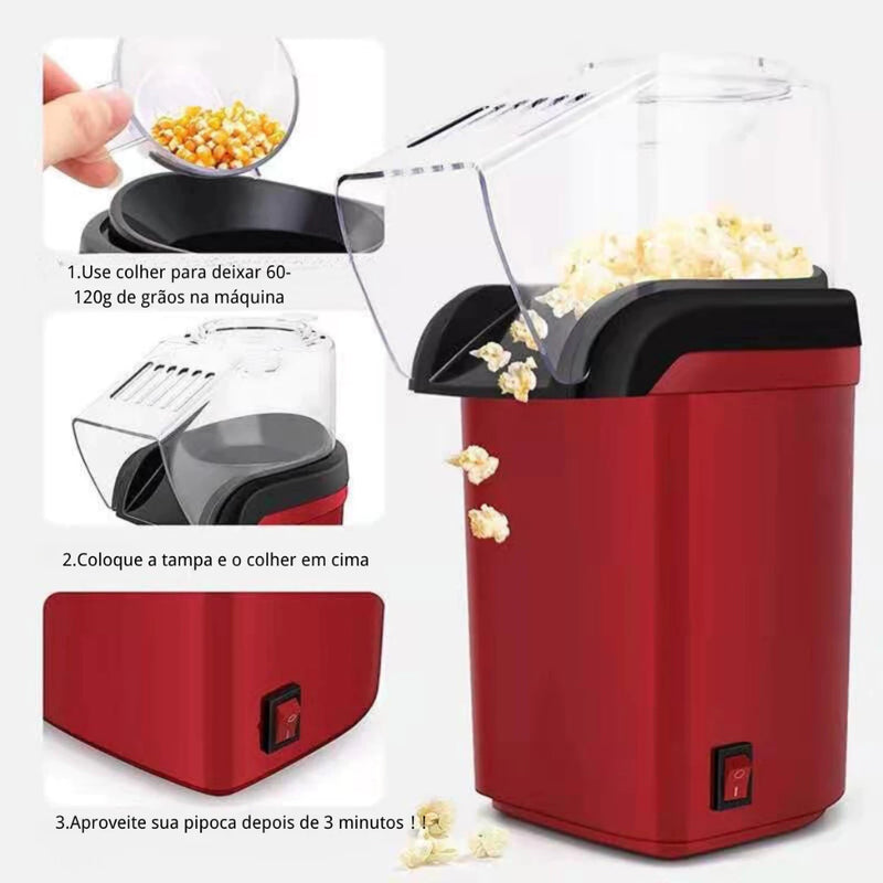 Crispetera Máquina Palomitas De Maiz Sin Aceite