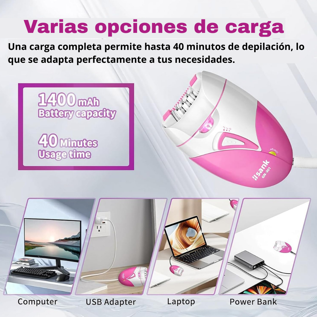 Depiladora Eléctrica 2 en 1 Surker – Suavidad y Comodidad