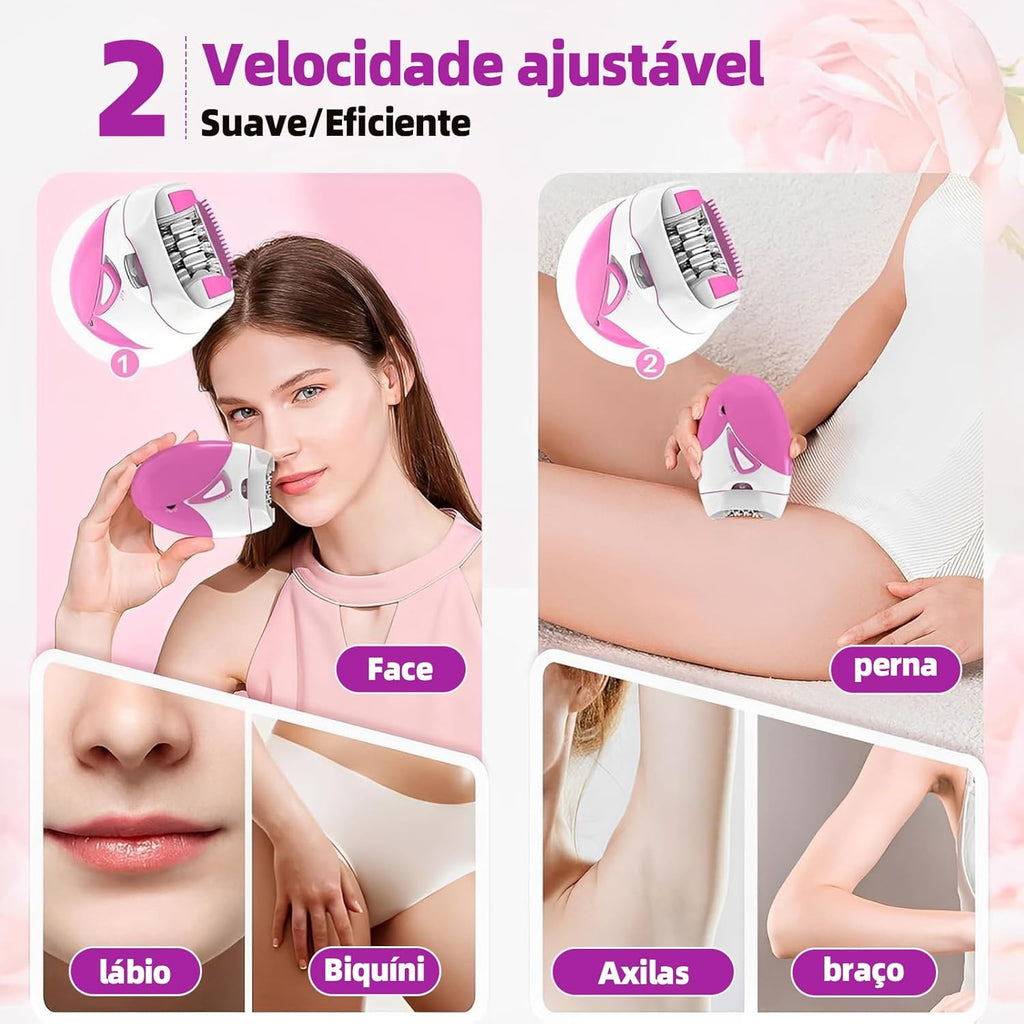 Depiladora Eléctrica 2 en 1 Surker – Suavidad y Comodidad