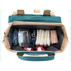 Bolsa de Maternidad Térmica Impermeable se Convierte en Cuna y Cambiador