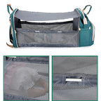 Bolsa de Maternidad Térmica Impermeable se Convierte en Cuna y Cambiador