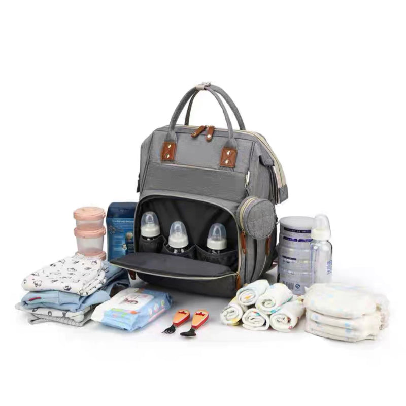 Bolsa de Maternidad Térmica Impermeable se Convierte en Cuna y Cambiador