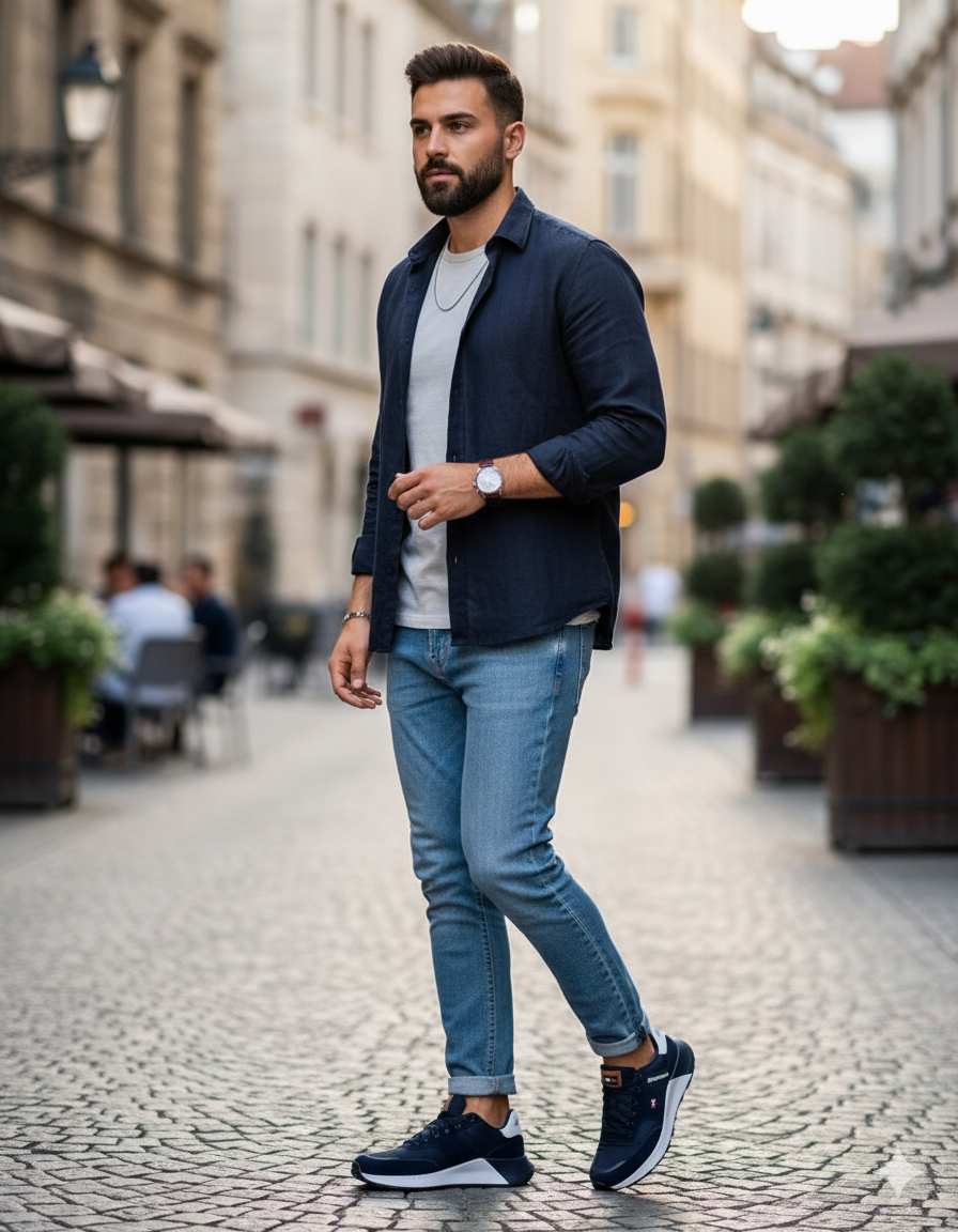 Tenis Tommy Hilfiger Premium + Cartera Metálica de Regalo