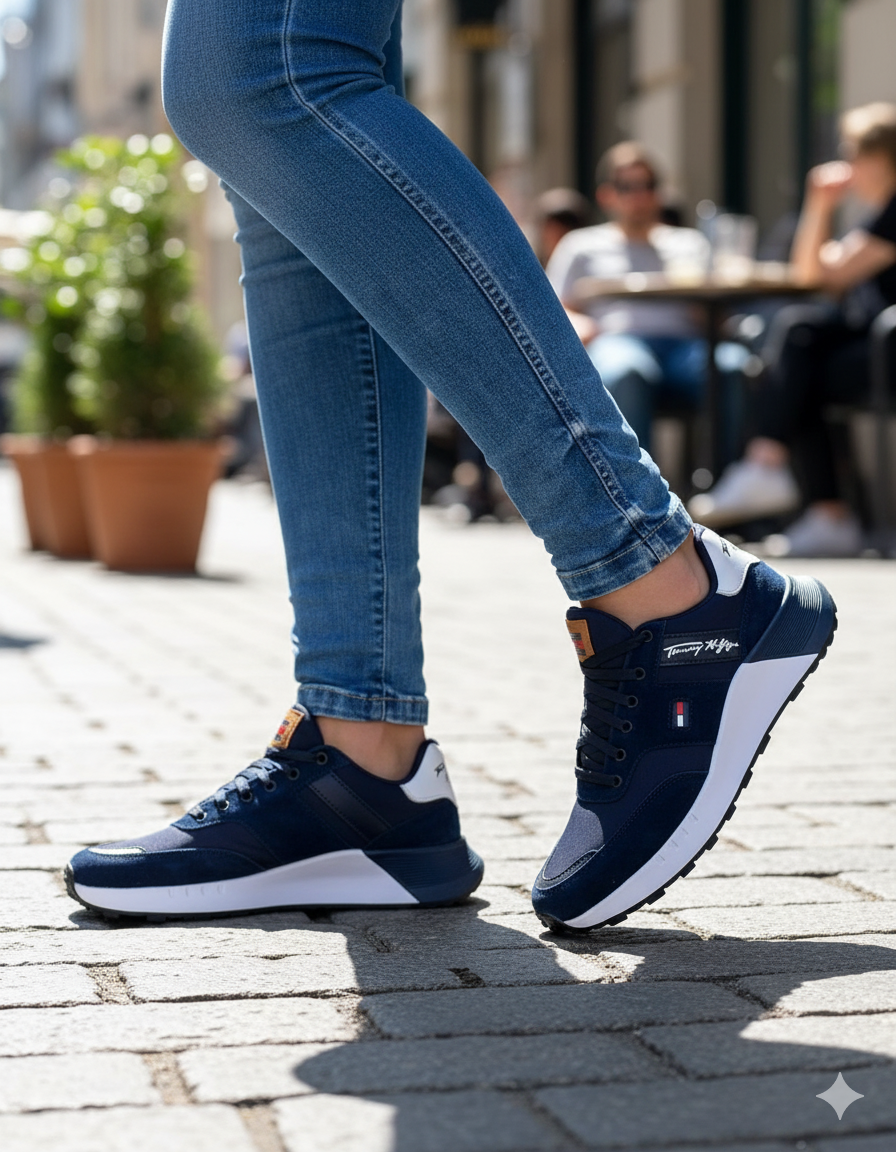 Tenis Tommy Hilfiger Premium + Cartera Metálica de Regalo