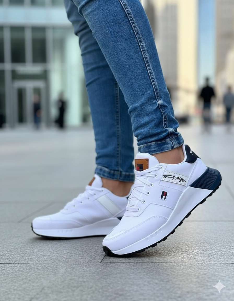 Tenis Tommy Hilfiger Premium + Cartera Metálica de Regalo