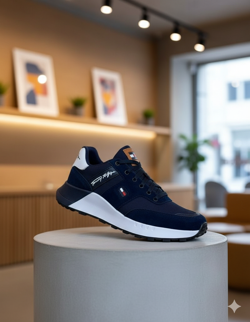 Tenis Tommy Hilfiger Originales + Cartera Metálica de Regalo