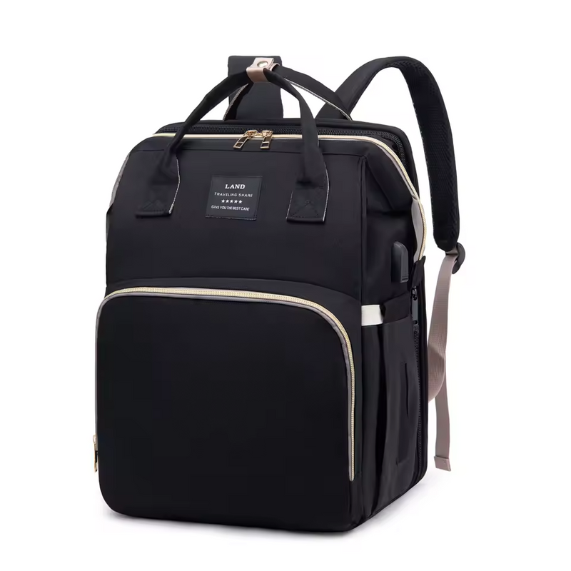 Bolsa de Maternidad Térmica Impermeable se Convierte en Cuna y Cambiador